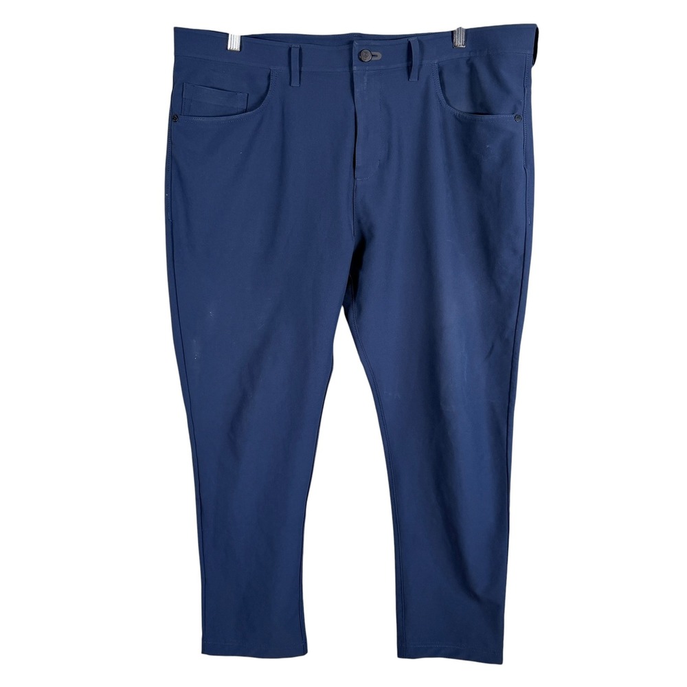 Public Rec Workday Pants Mens 38x30 Navy Blue Performance Stretch 5-Pocket